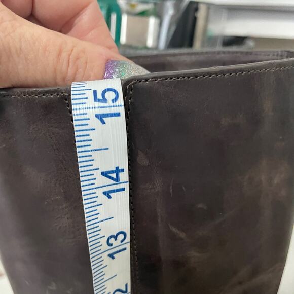 Coach Dark Brown Heeled Boots - Picture 16 of 16